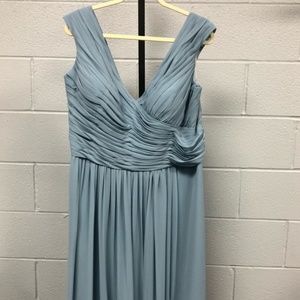 Dusty Blue Kanali K 1720 Bridesmaid Dress